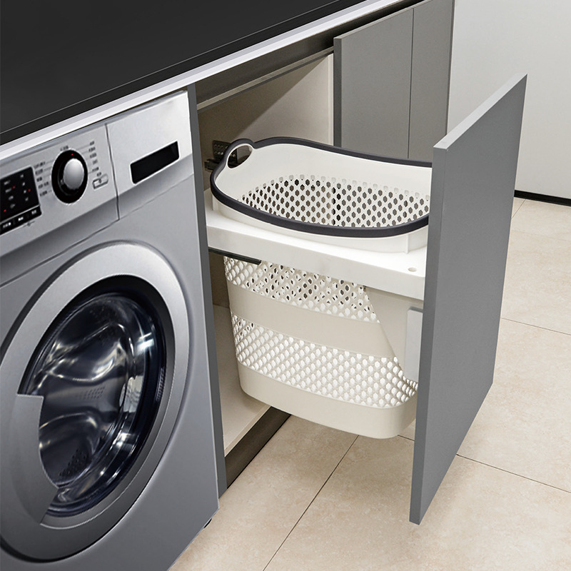 Home Bathroom Hand Dryer - Szafka pod pralkę z wbudowanym koszem