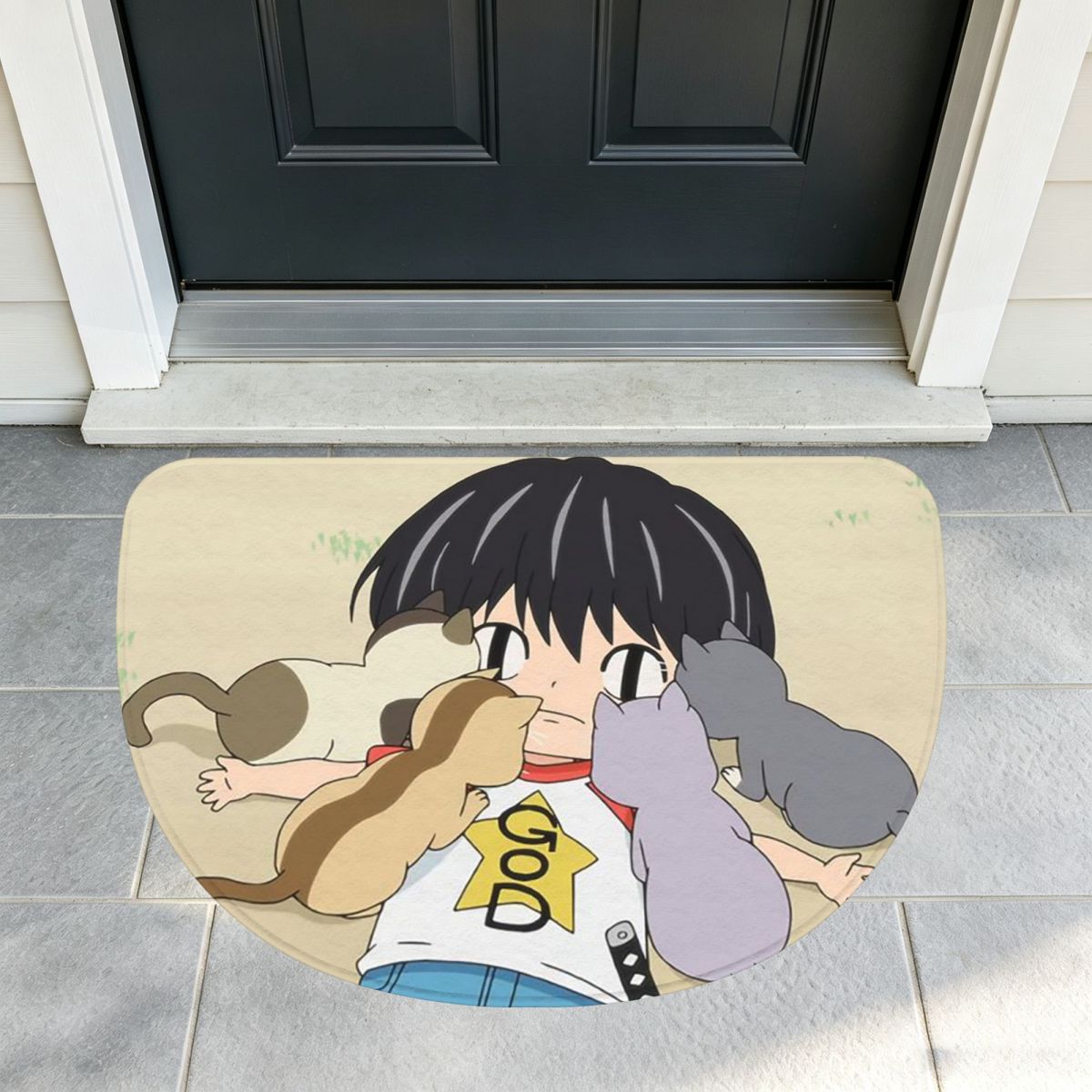 Home Alone Bathroom - Urocza anime'owa wycieraczka Kotaro Lives Alone