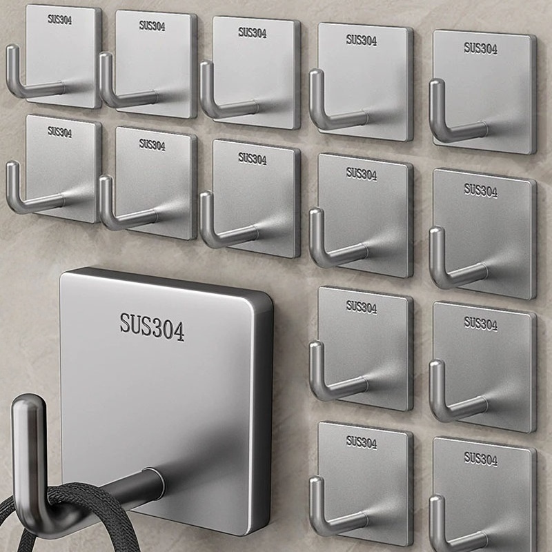 Towel Bar Stainless - Wytrzymały haczyk samoprzylepny ze stali nierdzewnej