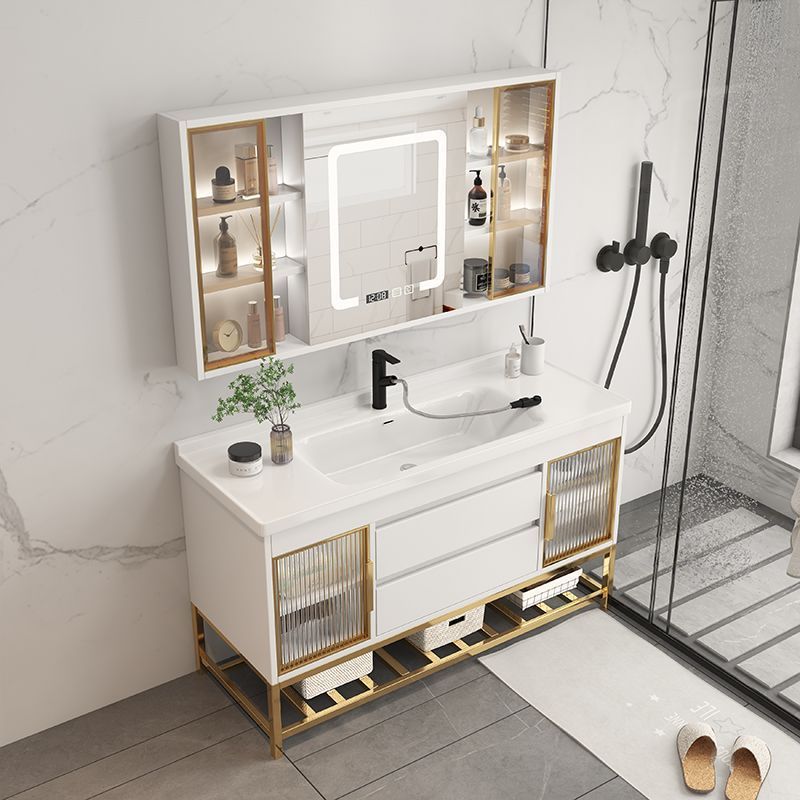 Home Bathroom Furniture - Szafki łazienkowe z umywalką, organizer, prosta,
