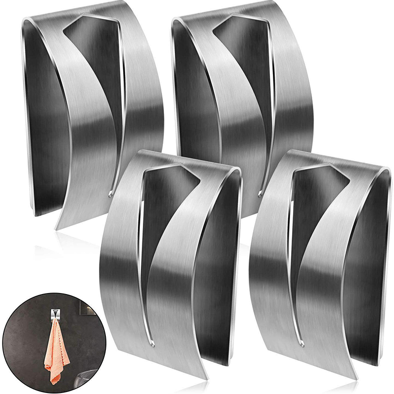 Towel Bar Stainless - 1PC Samoprzylepny wieszak na ręczniki Wieszak