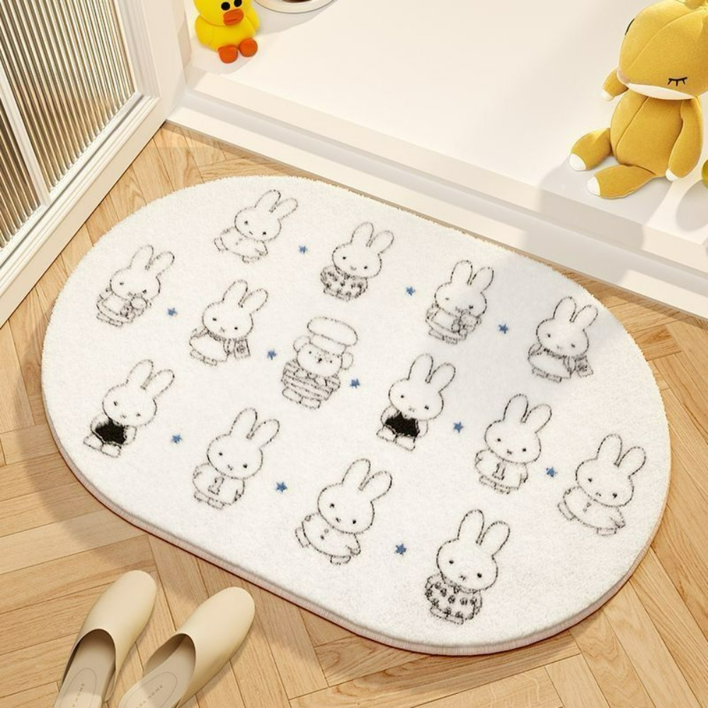 Home Goods Bathroom Accessories - Mata podłogowa z motywem Miffy, miękka
