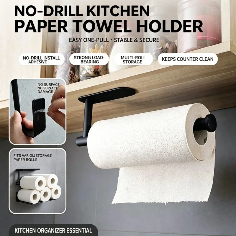 Towel Bar Stainless - Uchwyt na rolkę papieru, wieszak na