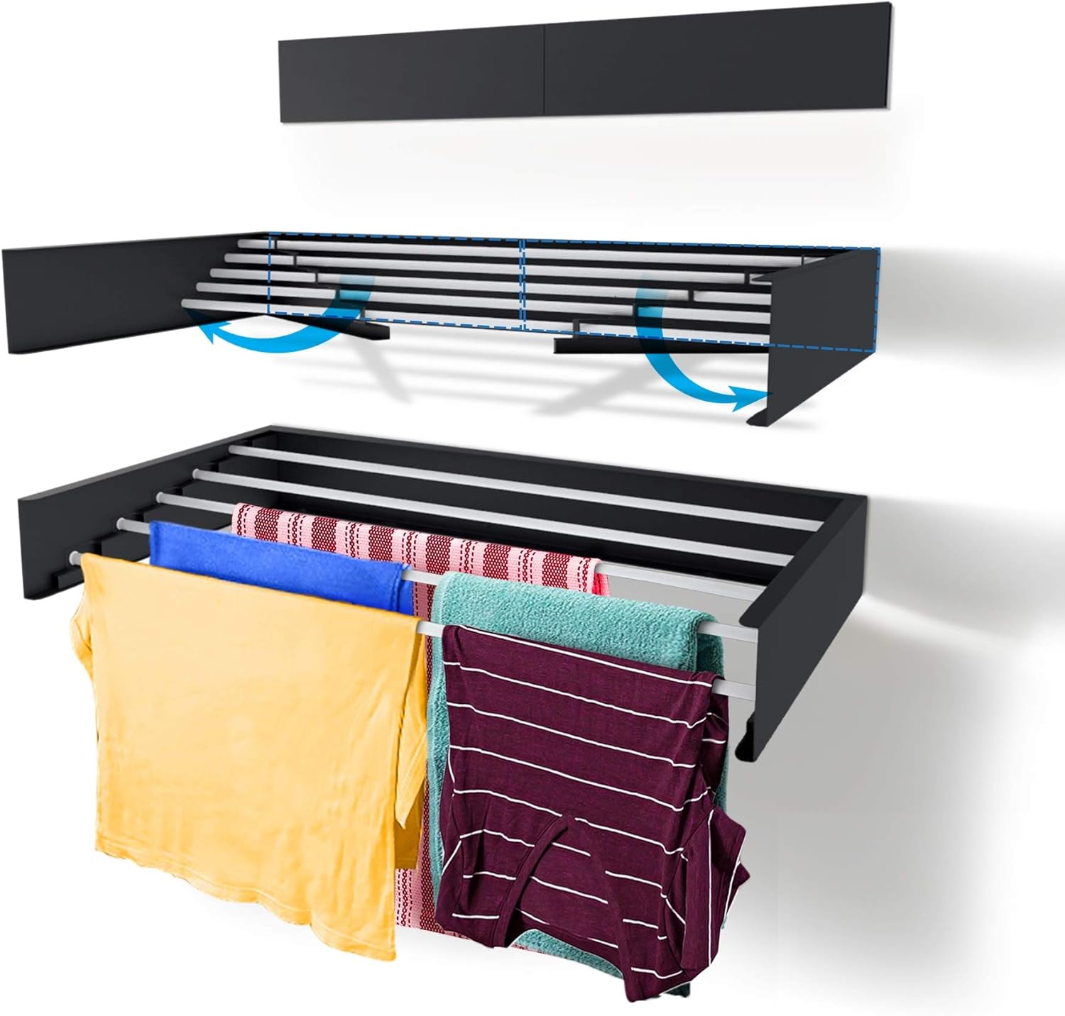 Towel Bar Stainless - 80 cm ścienny wieszak do suszenia