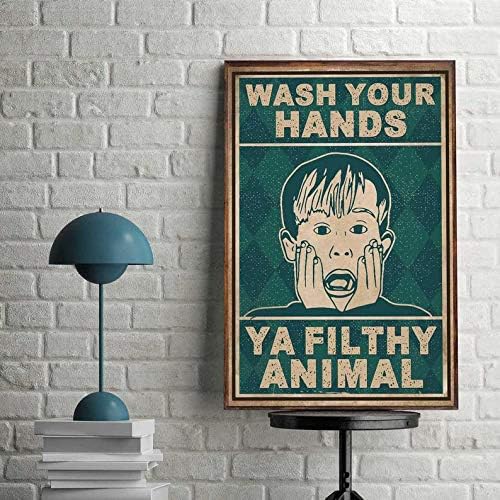 Home Alone Bathroom - Plakat Vintage Home Alone: Zabawny Kevin,