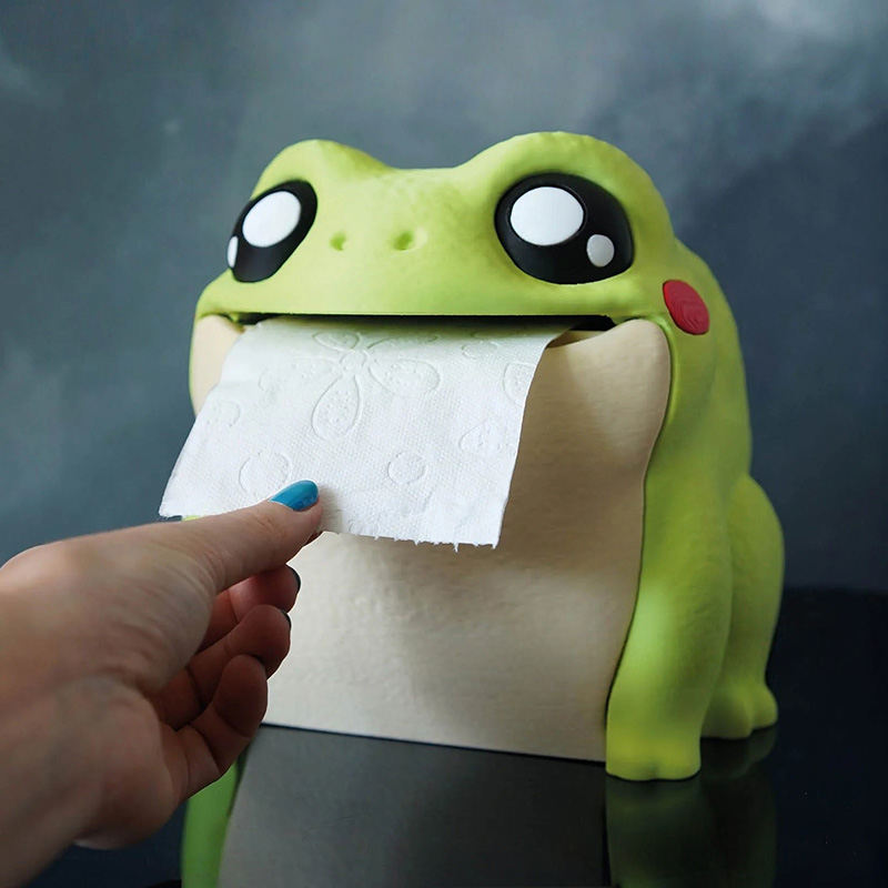Home Bathroom Towel Dispenser - Zabawny Pudełko na Chusteczki w Kształcie