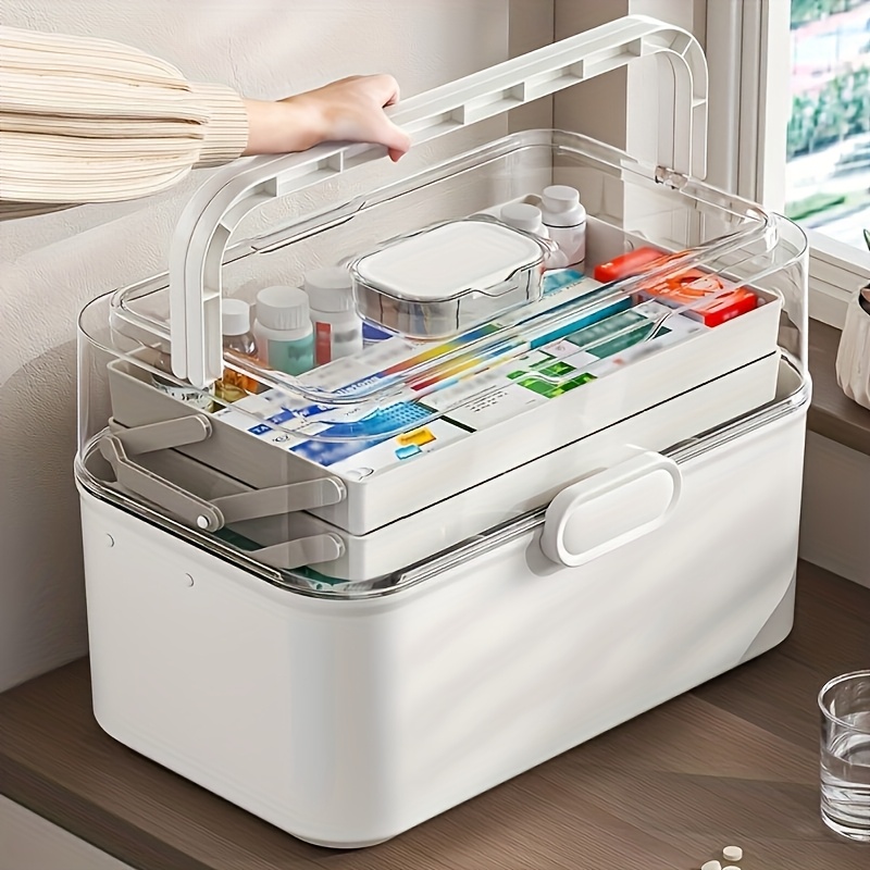 Home Bathroom Furniture - Pojemnik/Organizer na leki o dużej pojemności