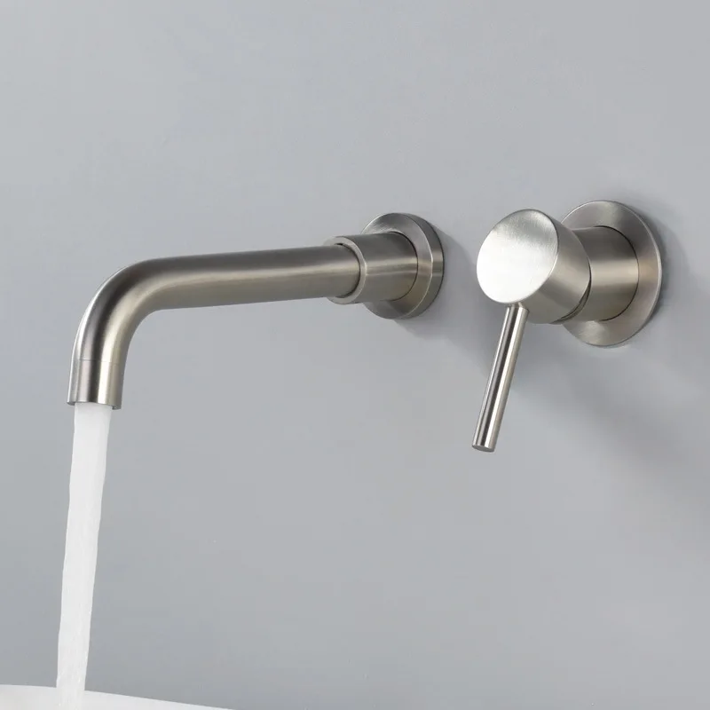 Basin Mixer Tap - 304 stal nierdzewna Szczotkowany nikiel kran