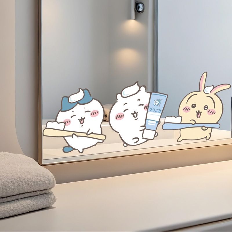 Naklejki na lustro Hot Chiikaw – Home Goods Bathroom Accessories recenzja i cena