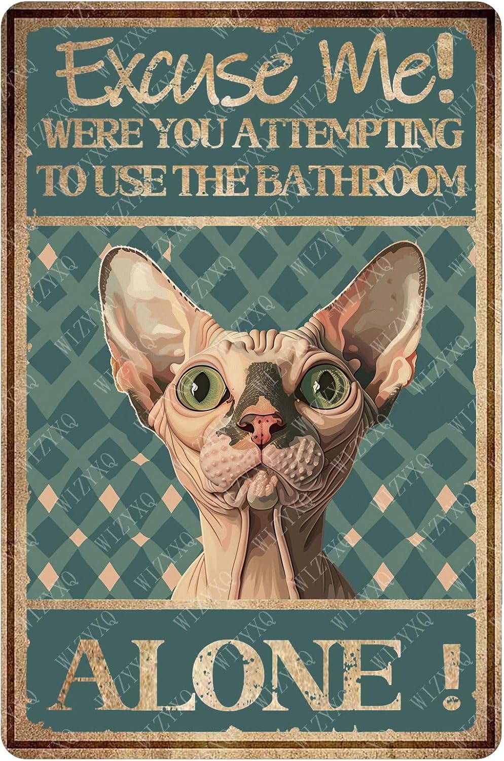 Metalowe Tabliczki Przepraszam – Home Alone Bathroom recenzja i cena