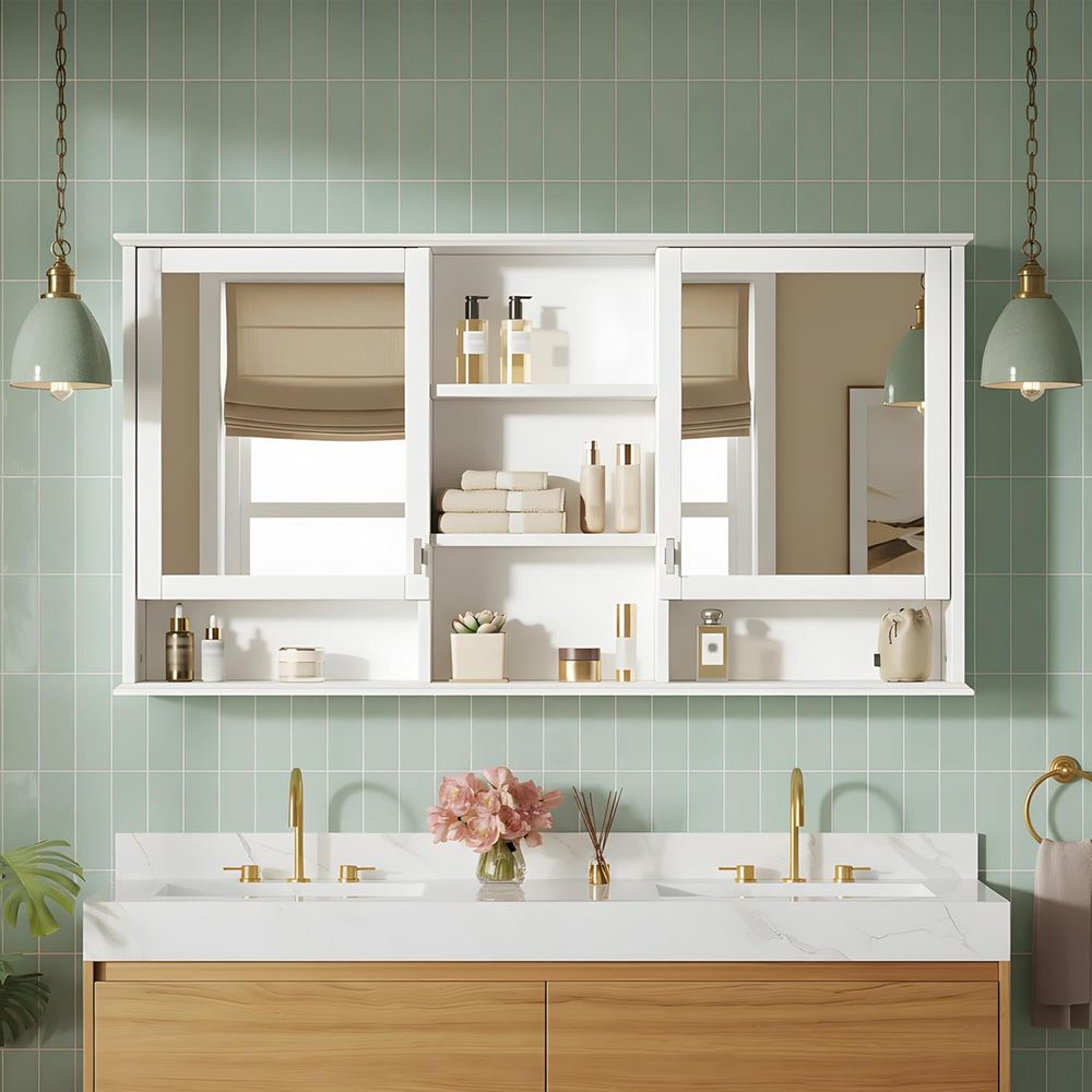 Szafka łazienkowa z lustrem, 1 – Home Bathroom Furniture recenzja i cena