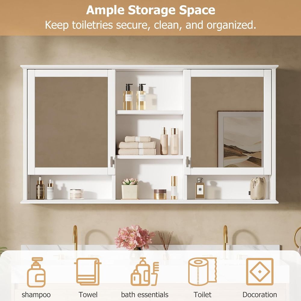 Szafka łazienkowa z lustrem, 1 – Home Bathroom Furniture recenzja i cena