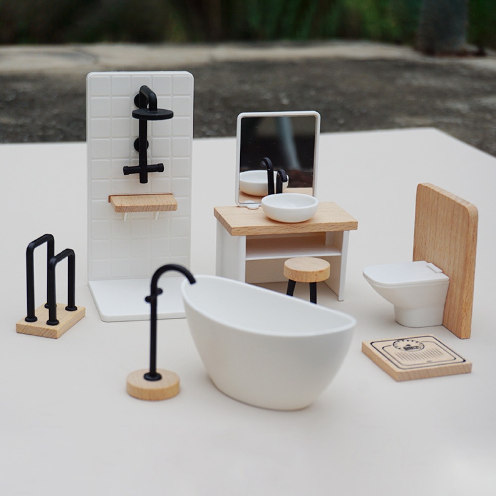 1:12 imitacja domku dla lalek  – Home Bathroom Furniture recenzja i cena