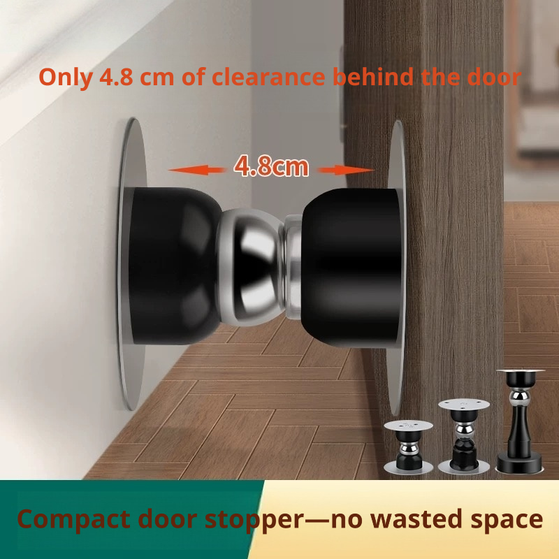 Srebrny magnetyczny odbojnik d – Home Bathroom Hardware recenzja i cena
