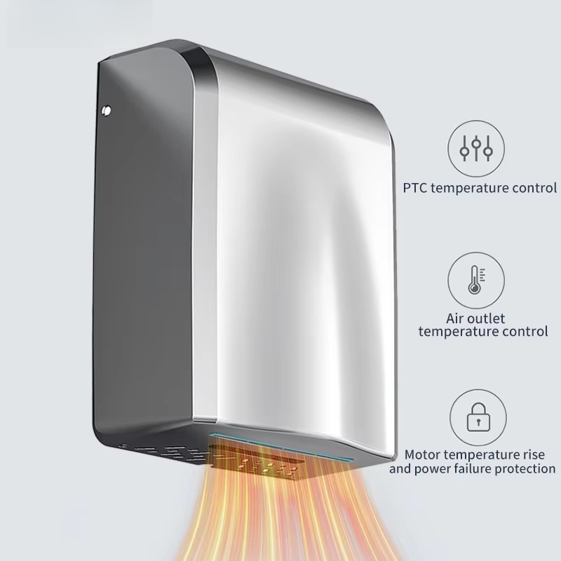 Szybka, automatyczna suszarka  – Home Bathroom Hand Dryer recenzja i cena