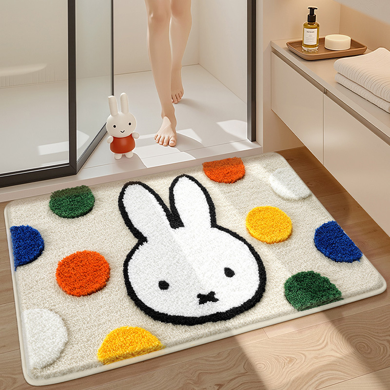 Urocza mata podłogowa Miffy, k – Home Goods Bathroom Accessories recenzja i cena