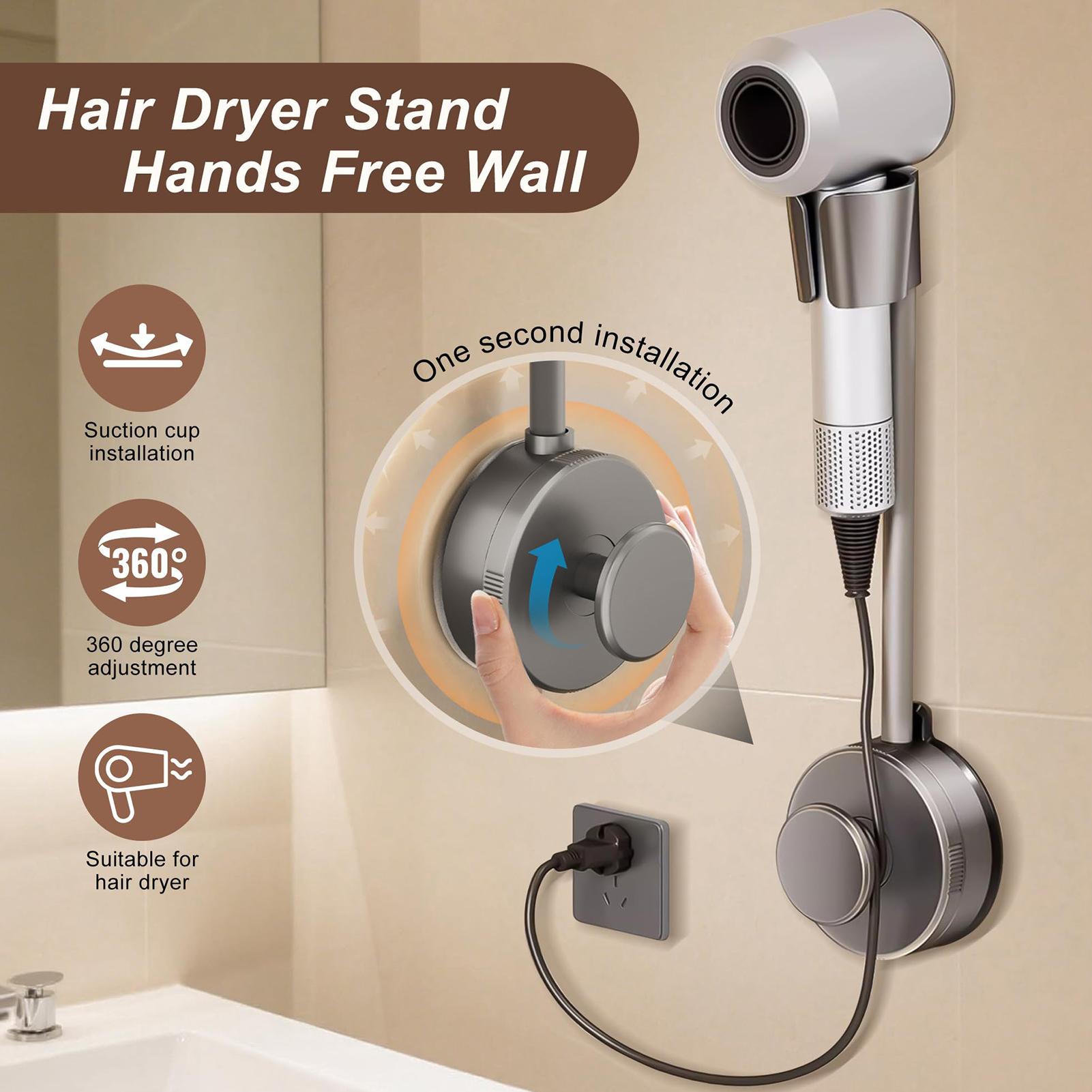 Stojak na dyfuzor do włosów z  – Home Bathroom Hand Dryer recenzja i cena
