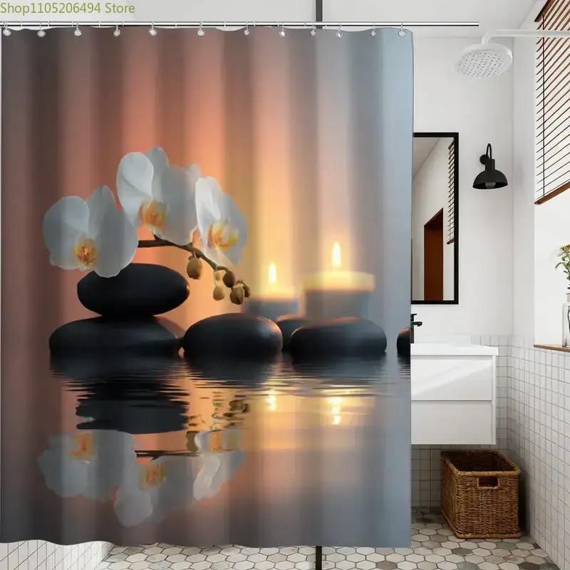 Zasłona prysznicowa Zen Orchid – Home Bathroom Spa Ideas recenzja i cena
