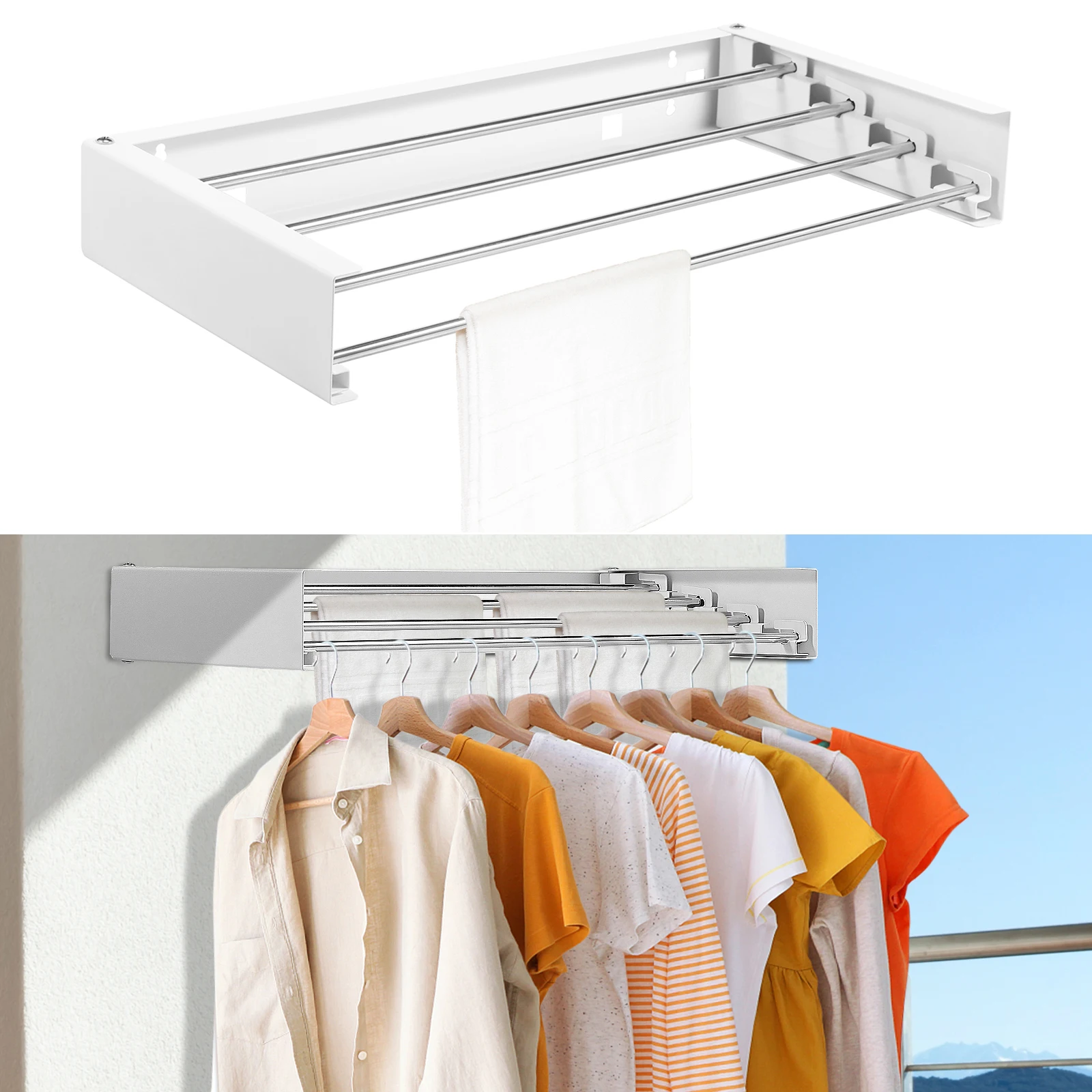 Składana wieszak na ubrania ze – Towel Bar Stainless recenzja i cena