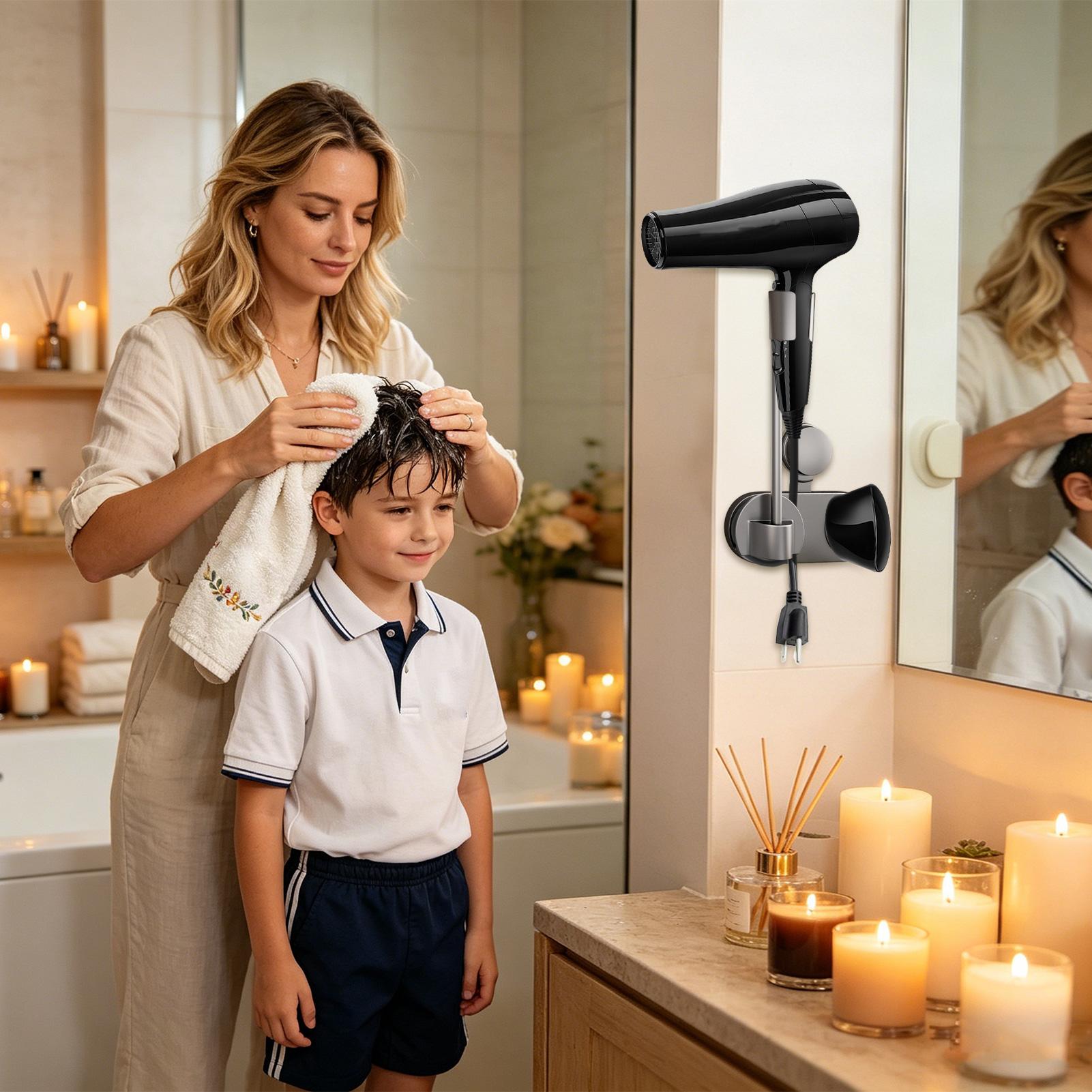 Uchwyt na suszarkę do włosów,  – Home Bathroom Hand Dryer recenzja i cena